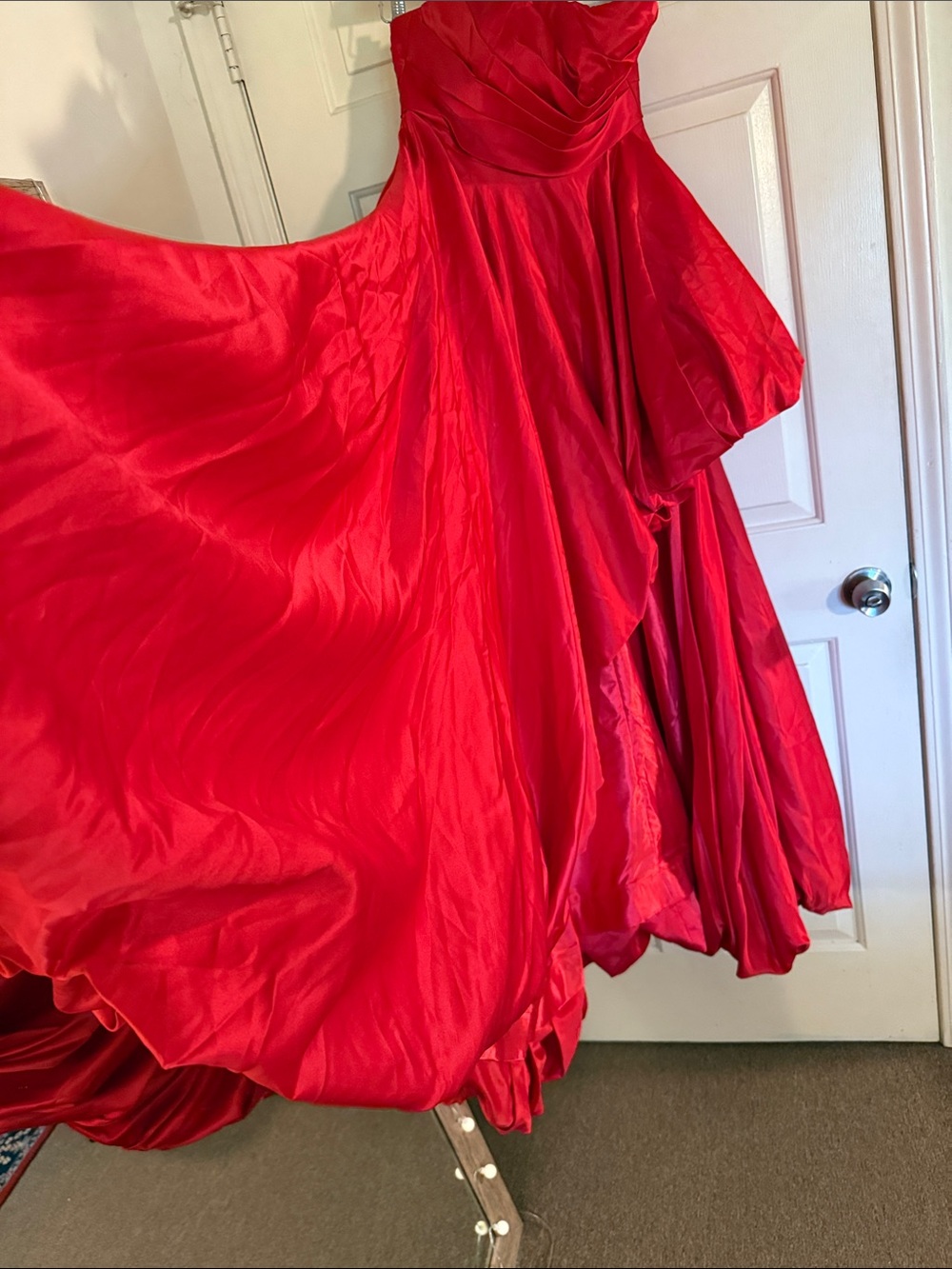 MAC DUGGAL
Strapless Asymmetrical Maxi Dress - Picture 8 of 14